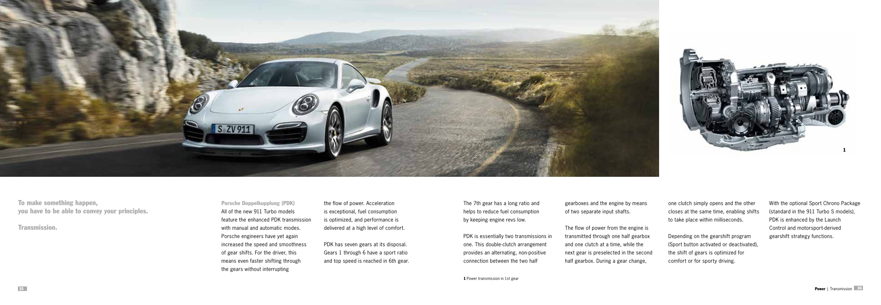 2014 Porsche 911 Turbo Brochure Page 38